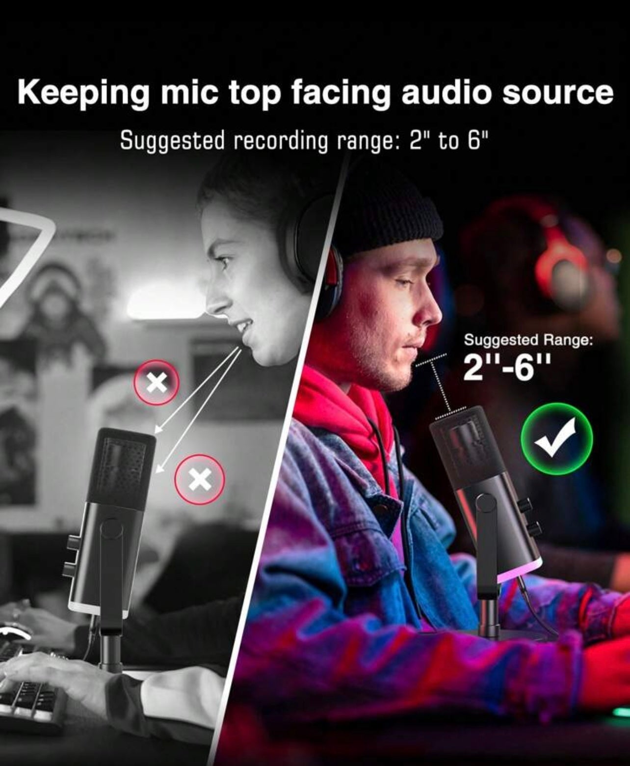 FIFINE Microphone
USB/XLR pour jeux