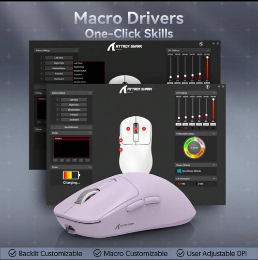 Souris gaming ATTACK SHARK X3 SUPERLIGHT