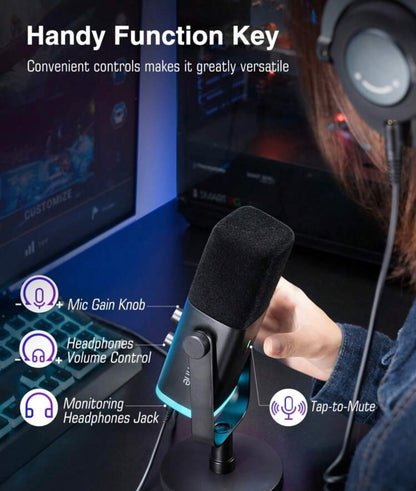 FIFINE Microphone
USB/XLR pour jeux