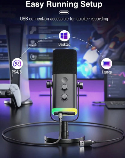 FIFINE Microphone
USB/XLR pour jeux