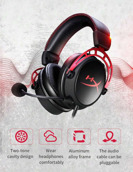 HyperX Casque De Jeu Hyperx
Cloud Alpha D'origine Filaire