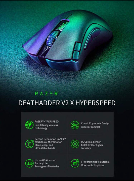 DeathAdder V2 X HyperSpeed: