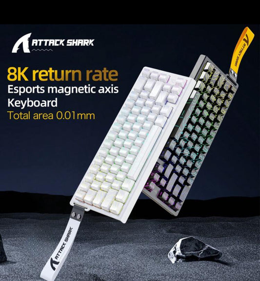 ATTACK SHARK Clavier mécanique de jeu ATTACK SHARK X68HE